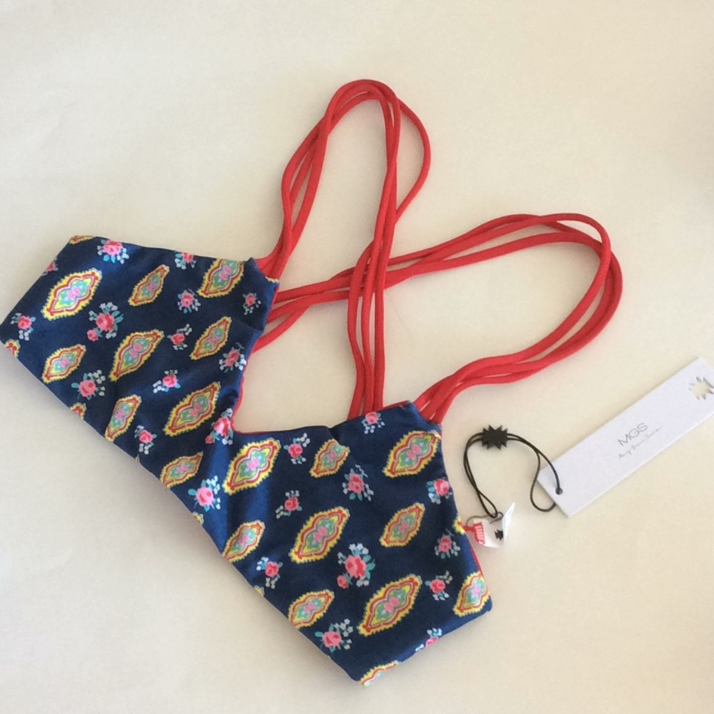 Mary Grace Swim reversible strappy bikini top